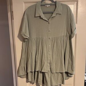 Newbury Kustom Sage Green Button-Down Shirt